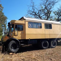 Buschtaxi-Treffen- Unimog Antiquariat